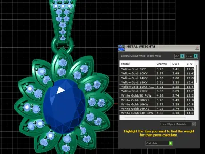 HUITAN GORGEOUS PENDANT 3D PRINTABLE MODEL  3D print model