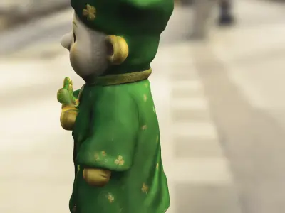 Lucky Clover  Low-poly 3D model