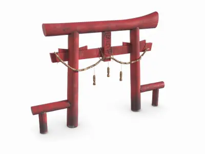 Torii Gate 3D model