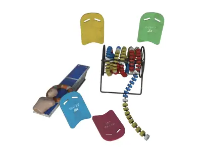 Pool Pack 1 Low-poly 3D model