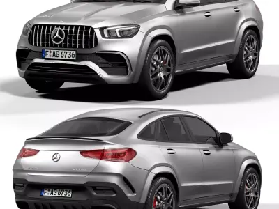 benz amg gle63s  coupe 3D model