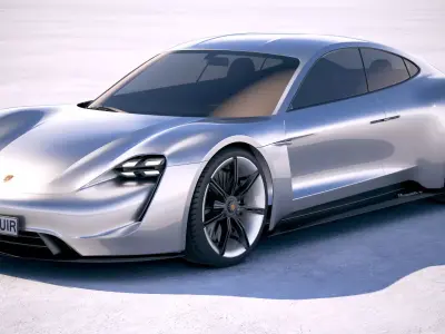 Porsche Mission E Concept 2015 Bonneville 3D model