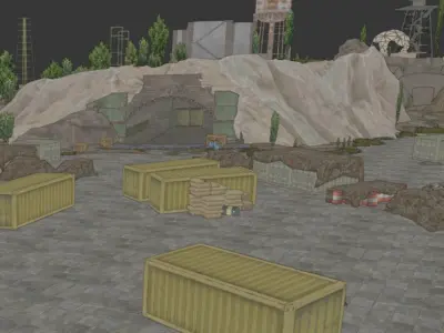 pubg spawn Island map 3D model