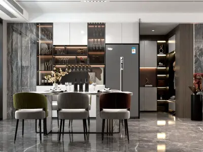 Modern Interior Design 011 3D model