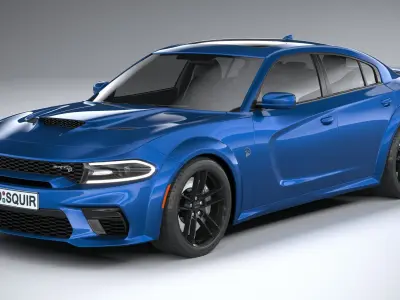 Dodge Charger SRT Hellcat Widebody 2020 3D model