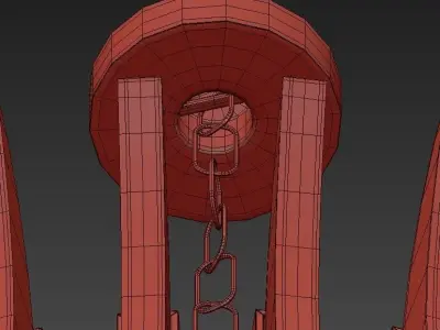 CURREY AND COMPANY COQUETTE CHANDELIER 3D model