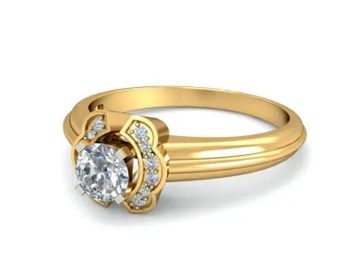 elegant luxury ring 3D print model get