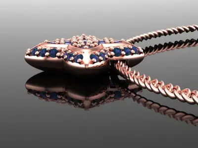 fashion pendant  3D print model