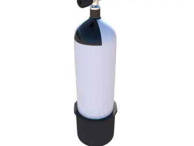 Scuba Diving Cylinder  3D model