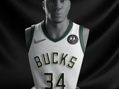 Giannis Antetokounmpo Bust 3D print model