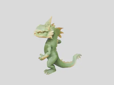Cartoon Style Medium Poly Character Low-poly 3D model