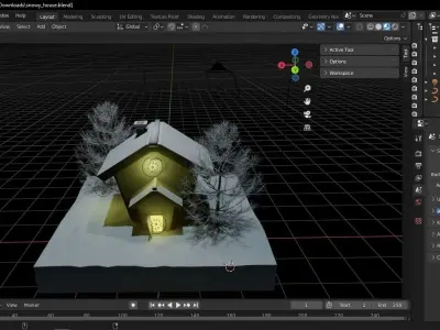 house of snow 3D model