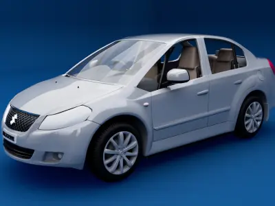 Suzuki Sx4 car 3D print model