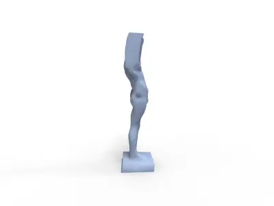 Standing Man Statue 3D model