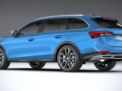 Skoda Octavia Scout 2020 3D model