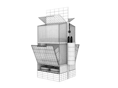 Bread dispenser module 3D model