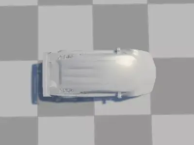 low poly lambo car  3D model