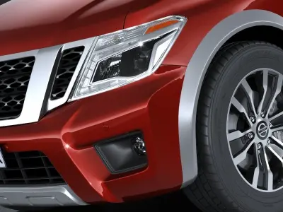 Nissan Armada 2017 3D model