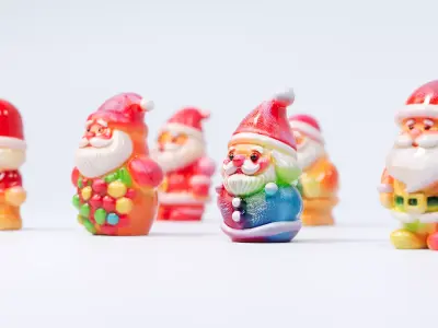 Christmas Santa Claus Candy 3D model