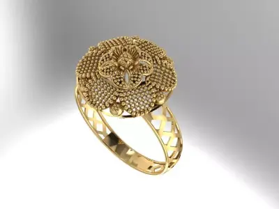 Gold Ring 5 3D print model