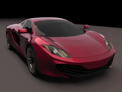McLaren MP4-12C 2011 supercar 3D model