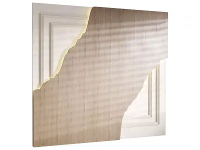 Decorative Wall panel  58 3D model