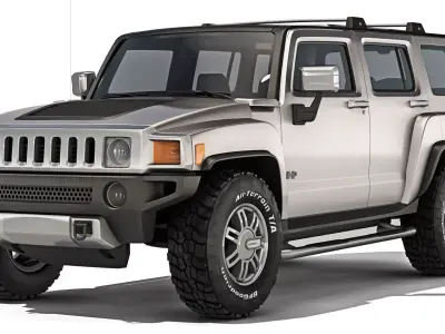 Hummer H3 2006 3D model