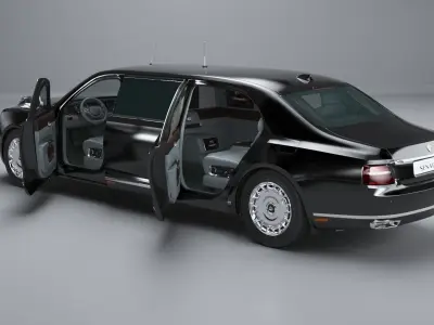 Aurus Senat Limousine 3D model