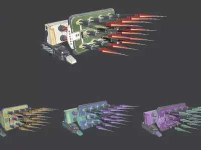 Trap-03 Low-poly 3D model