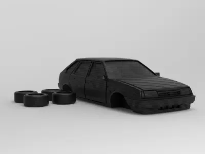 LADA SAMARA - VAZ 2109 2108 3D print model