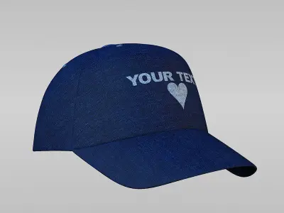 cap hat 3D model