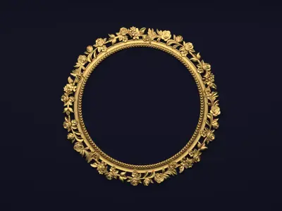 Frame mirror 3D model 08 3D print model