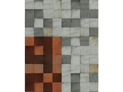 Metal Wall Panel 3D model