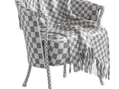 Armchair PROGETTI 63230 By Giorgetti 3D model