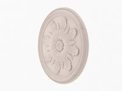 Classic Ceiling Medallion 35 3D model