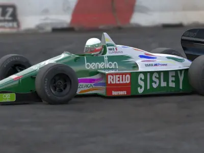 BENETTON B186  3D model