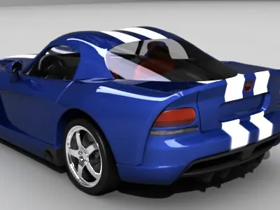 Dodge Viper srt10 std mat 3D model