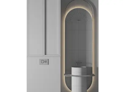 Luxury Bathroom 177 3D model