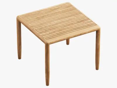 Brown Jordan Maldives coffee tables 2 options 3D model