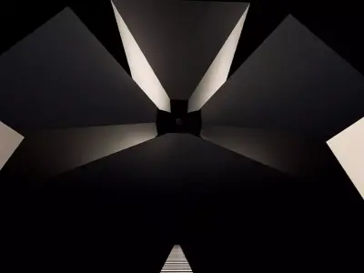 Art Gallery in Unreal Engine Low-poly 3D model