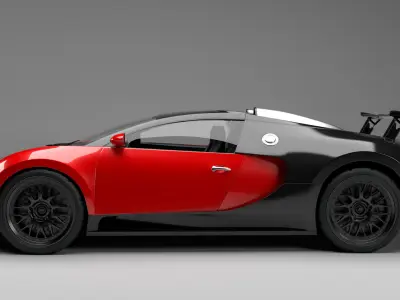 Bugatti Veyron 3D model