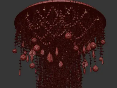 Chandelier San Remo H 1 4 50 N 3D model