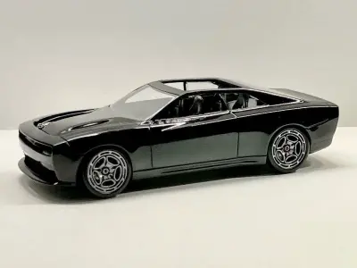 Dodge Charger EV  3D print model