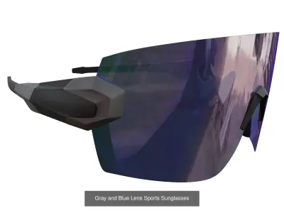Sleek Sports Sunglasses Kit 3D Model Pack