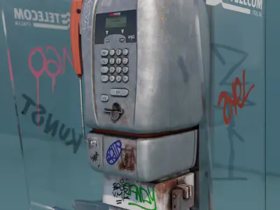 Public Phone 3D model