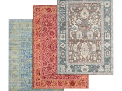 Rug Set 482 3D model