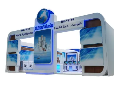 Fair Tent exhibition a385  3D model