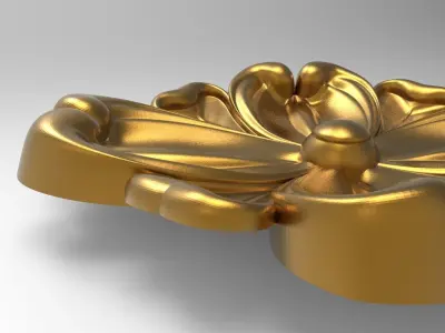 decorative rosette 3D model