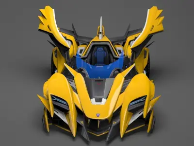 Race Car 3d Model 3D model