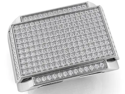 Big fancy mans ring 3D print model